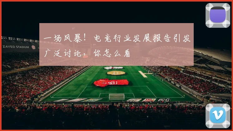一场风暴！电竞行业发展报告引发广泛讨论，你怎么看